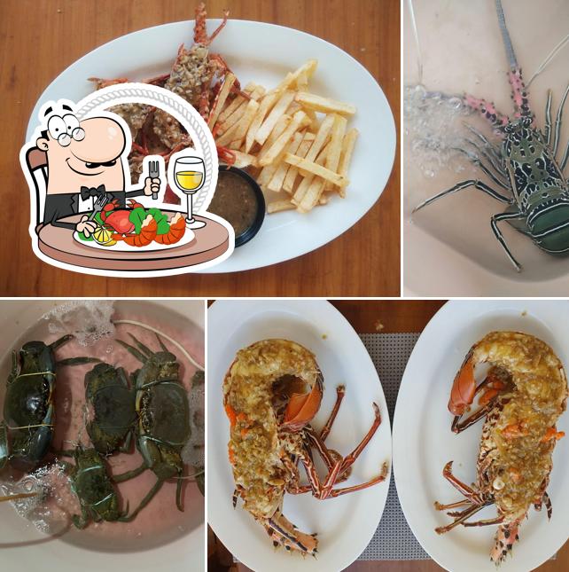 Order seafood at Taacos Seafood Restaurant
