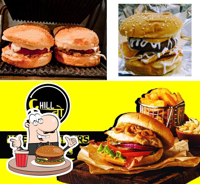 Order a burger at Chill Bro
