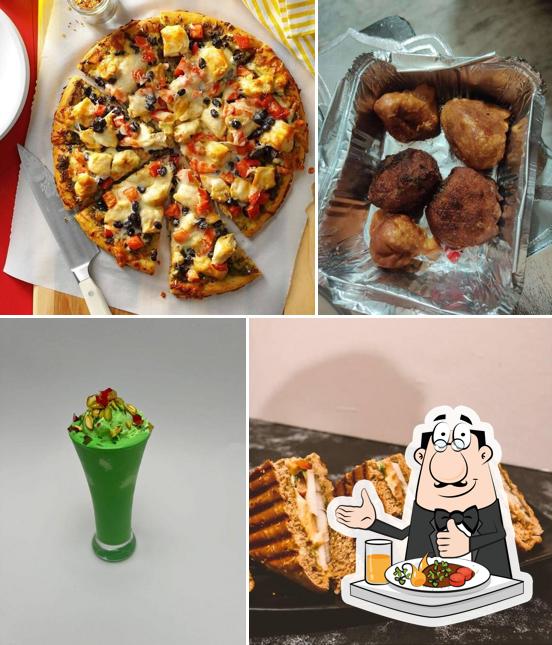 Food at cheesy crazy cafe