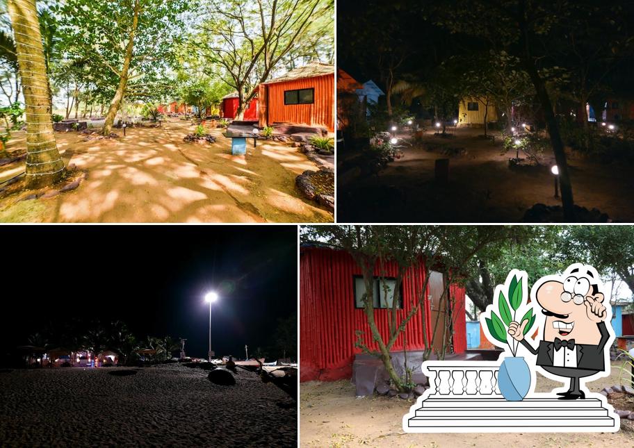 Check out the exterior of Deja Blue Resort