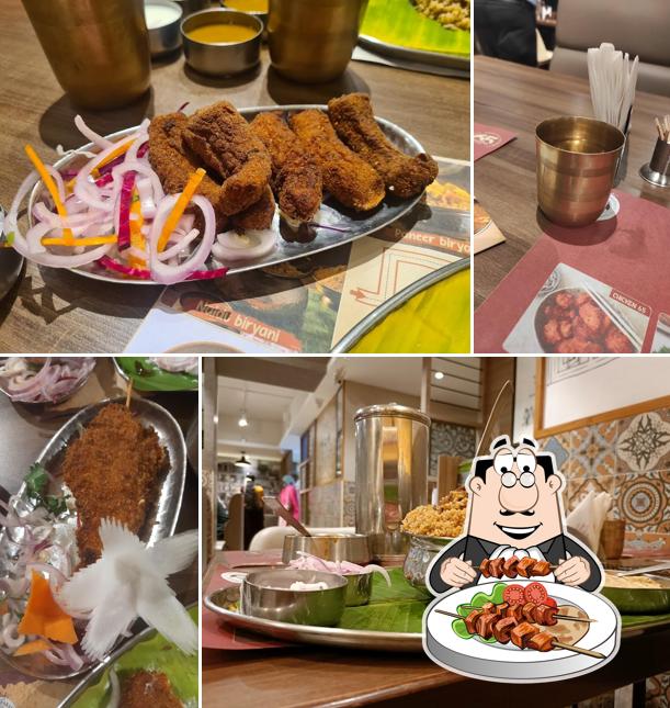 Food at Dindigul Thalappakatti Restaurant