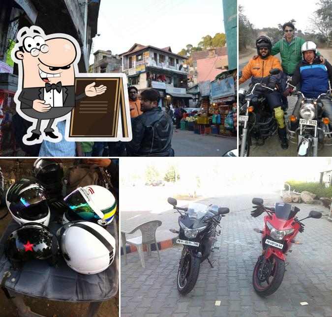 The exterior of Biker's Cafe NH-22