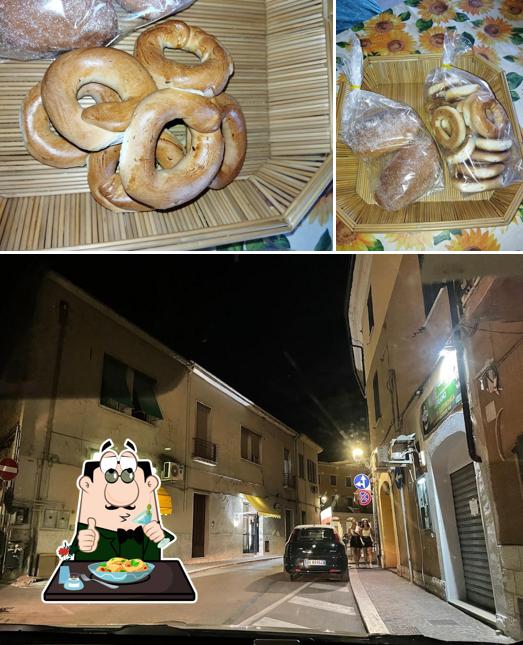 Forno Antichi Sapori Di Dragonetti Marcello si caratterizza per la cibo e esterno