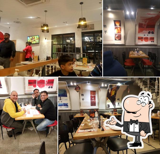 Take a seat at one of the tables at Berco's