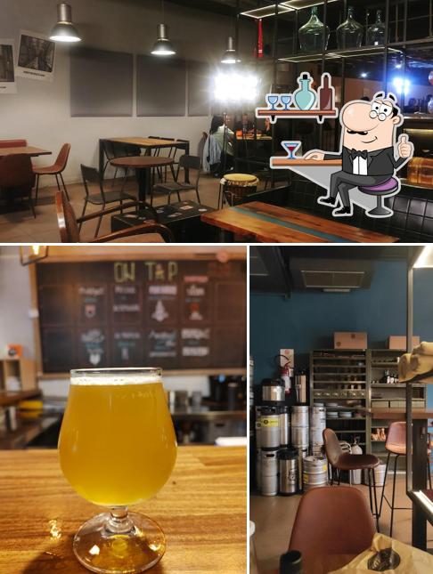 La interni e birra del ristorante