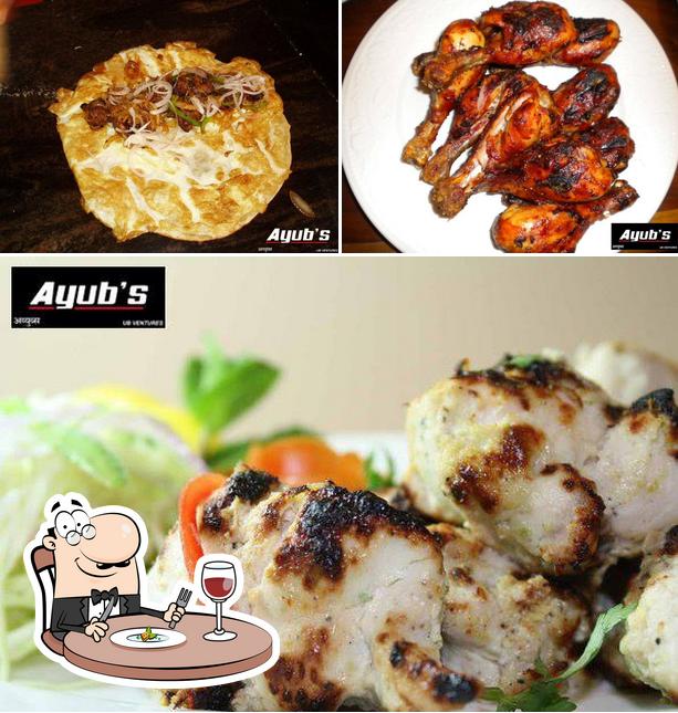 Meals at ayub's