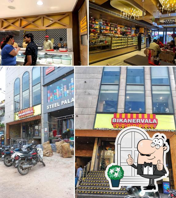 The exterior of Bikanervala Kidwai Nagar