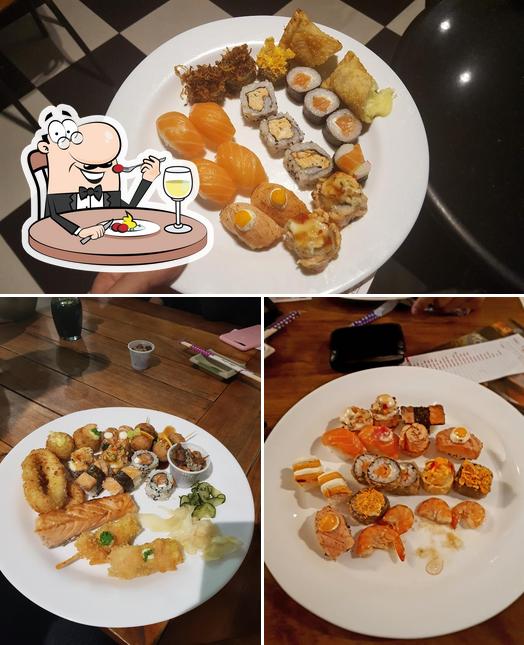 Comida em Kiyo Koi Restaurante Japonês