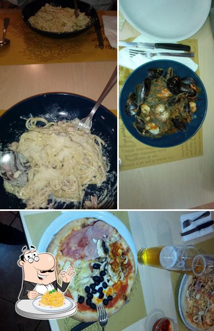 Spaghetti alla carbonara al Ristorante La Nuova Dionisio