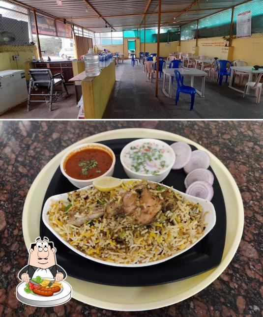 Food at M K Family Restaurant