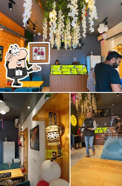 The interior of Momo Magic Cafe