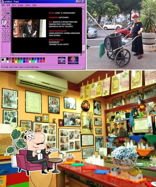 Gli interni di O' Cafè Do' Professóre