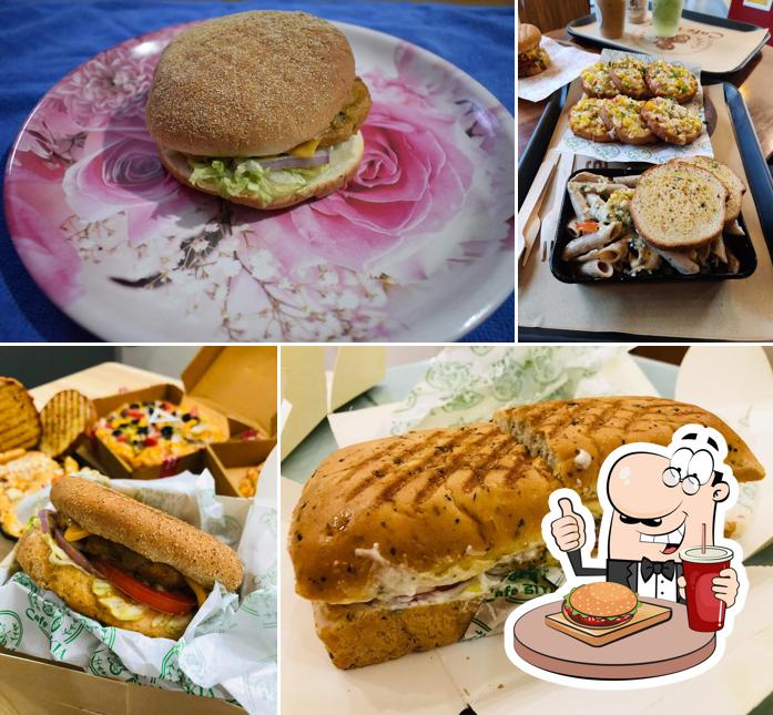 Try out a burger at Cafe Dakia