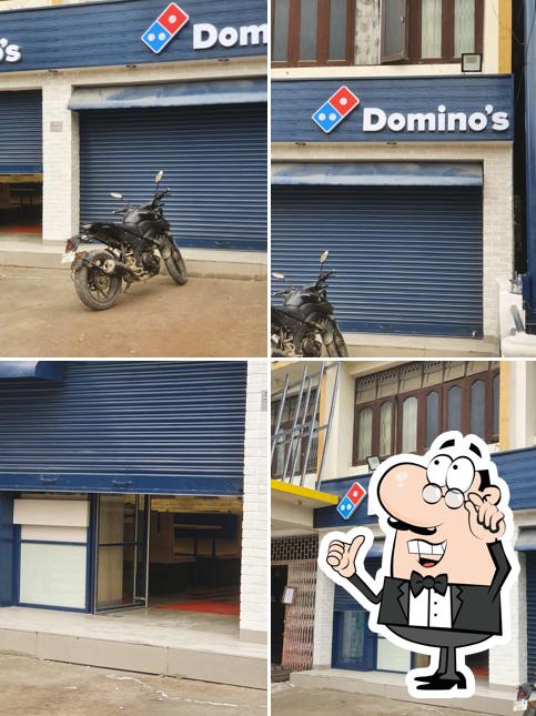 The interior of Domino's Pizza A- Sector, Naharlagun