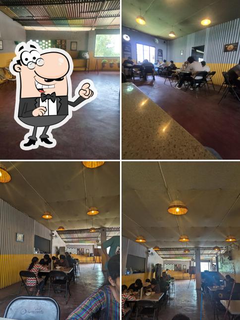 The interior of Emmachi Biriyani