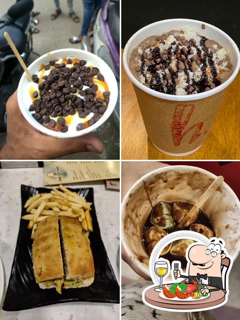 Order seafood at halt