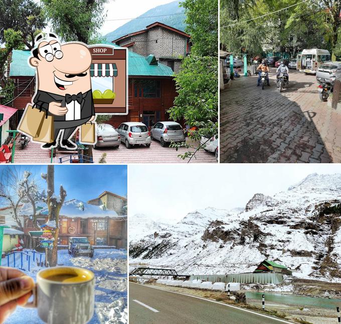 Check out how Hotel The 1965 Mall Road Manali: Rooms, Bikes, Taxi looks outside