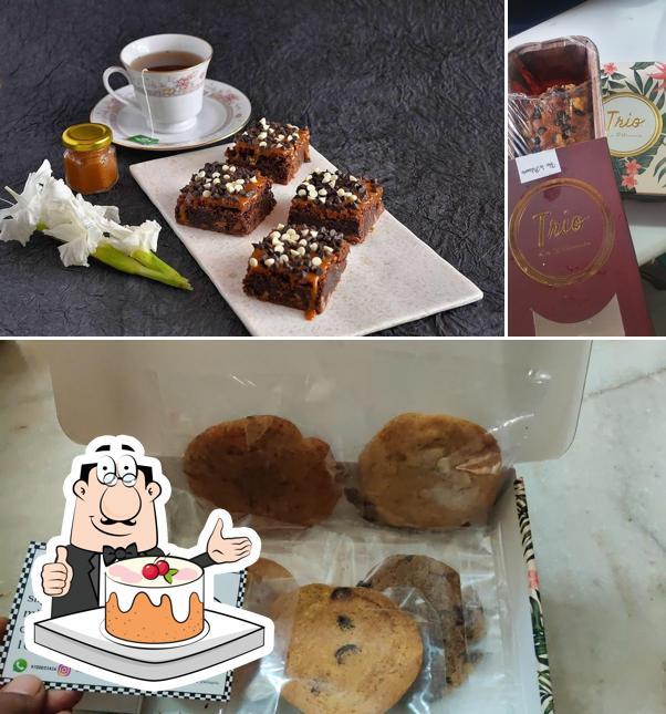 Carrot cake at Trio la patisserie Banjara hills