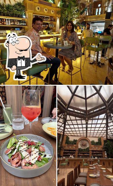 The interior of The Nines