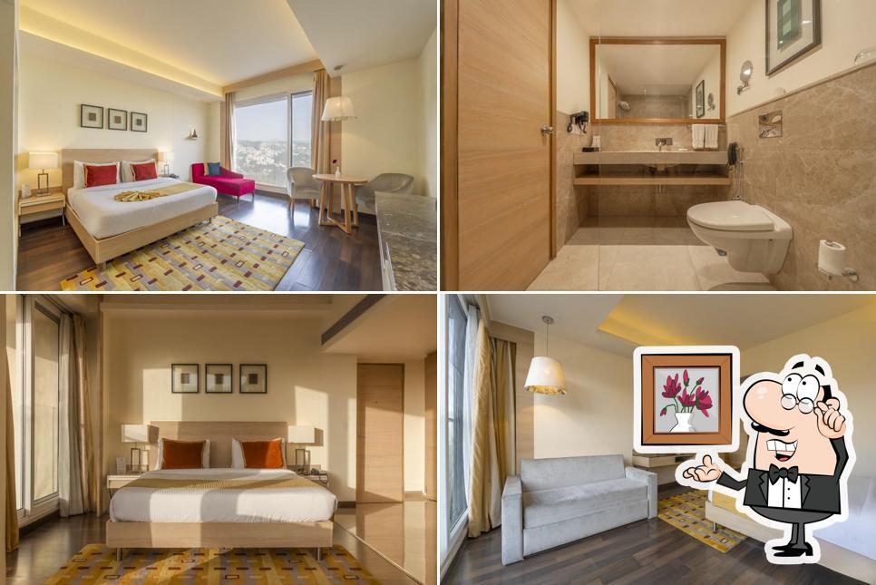 The interior of The Zion Hotel Shimla