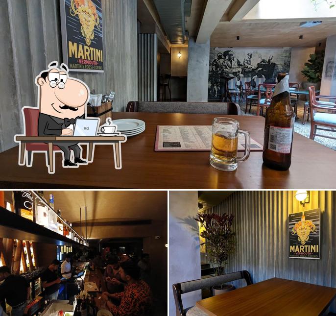 The image of interior and food at Watson's Kochi