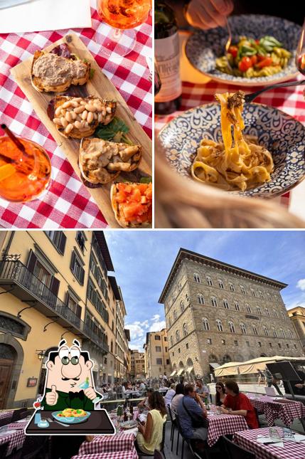 Osteria dell'Orcagna si caratterizza per la cibo e interni