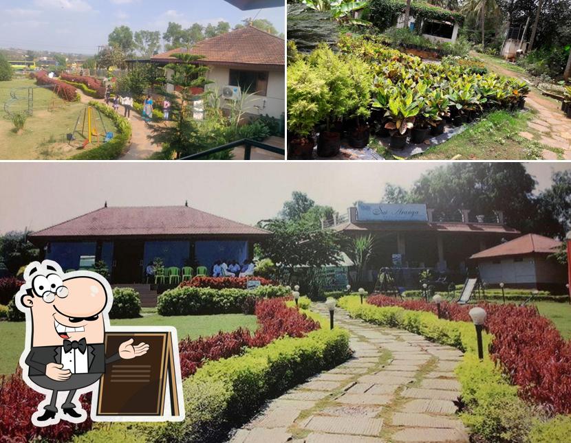 Enjoy the view at the outside area of Hotel Sai aranya