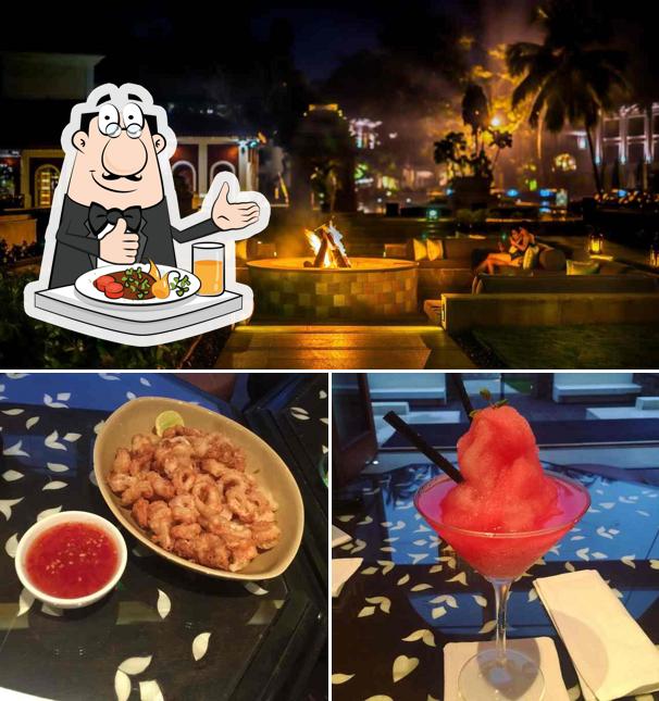 Take a look at the image displaying food and exterior at Capiz Bar