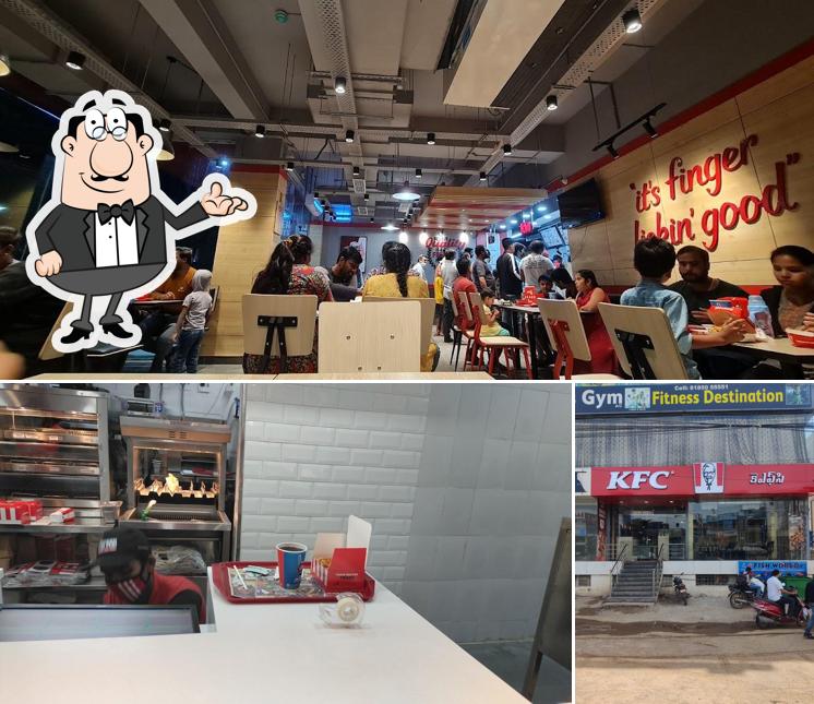 The restaurant's interior and exterior