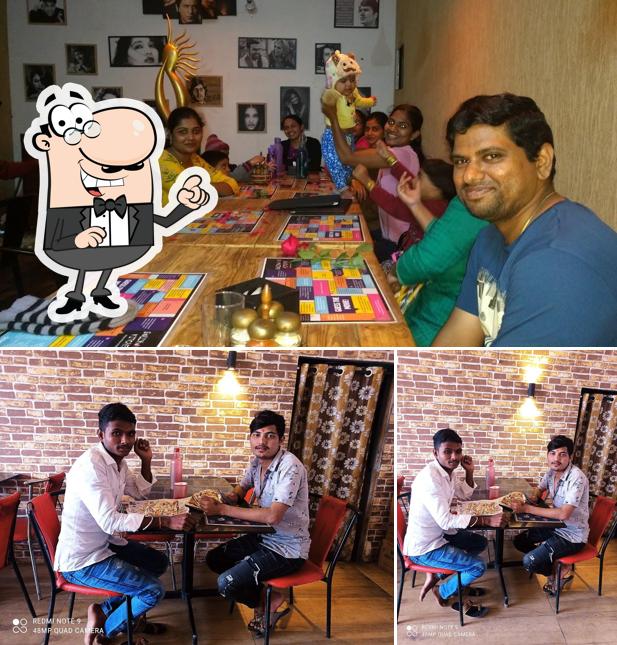 The interior of NDR Hi Tea & Cafe (Veg Non-Veg Restaurant)