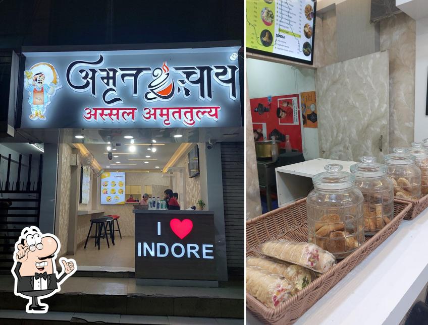 The interior of Amrut Chai Sindhi Colony