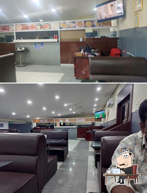 Check out how Anand Bhavan Pure Vegg Hotel looks inside