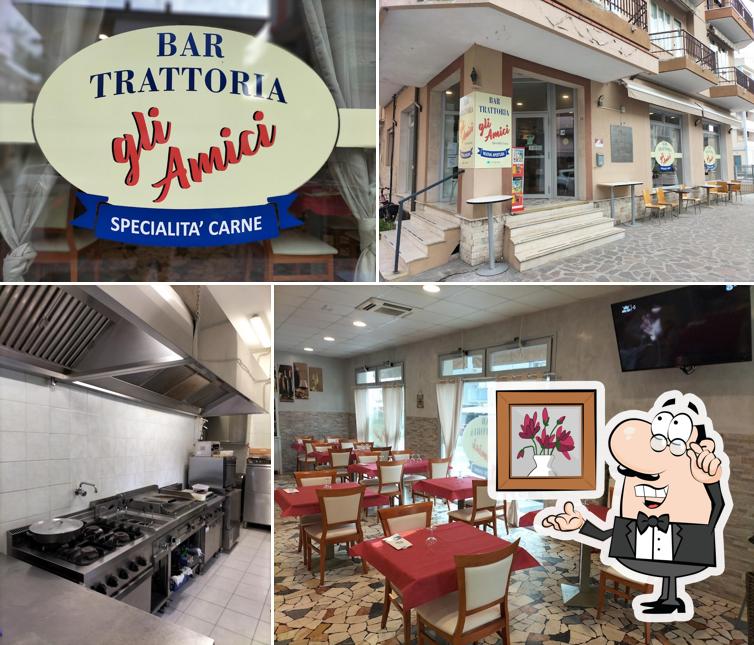 Dai un'occhiata agli interni di Bar Trattoria "Gli amici" di Cerantola