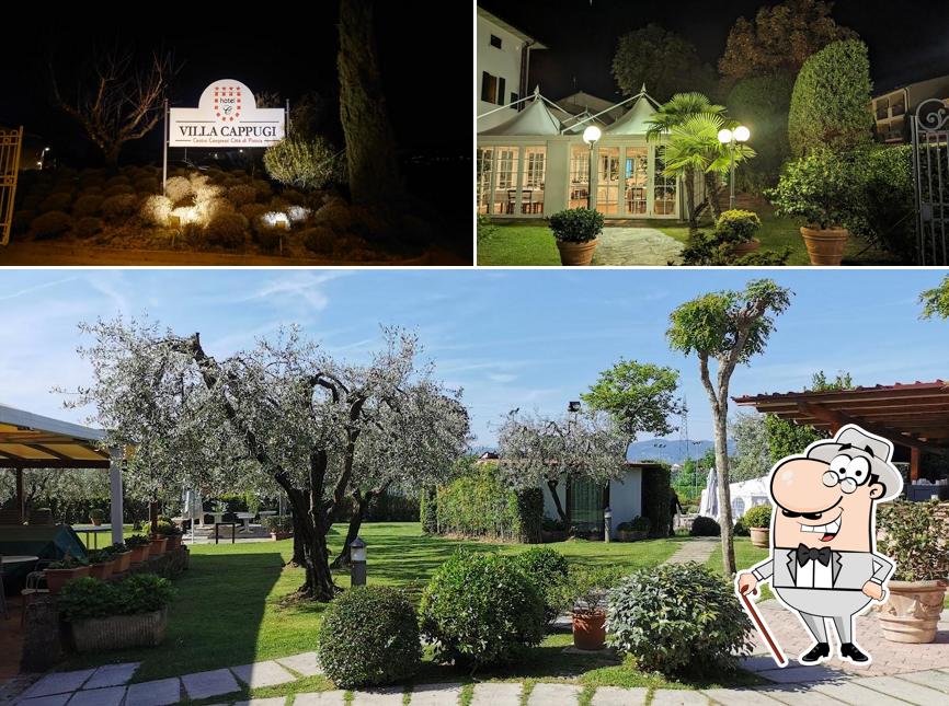 Gli esterni di Grand Hotel Villa Cappugi