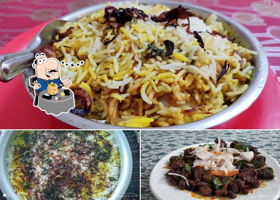 Among various things one can find food and interior at Hyderabadi Dhaba