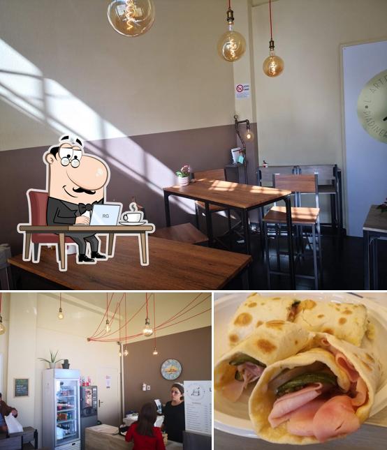 Guarda la immagine che raffigura la interni e cibo di L Arte Del Gusto - Piadineria Artigianale -