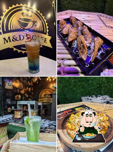 Food at M&D’s cafe