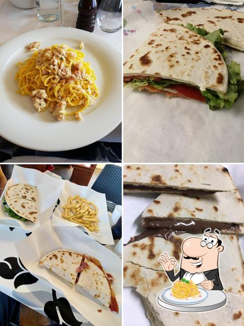 Spaghetti alla carbonara al Piadineria Il Chioschetto