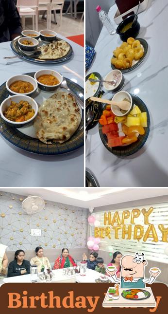 Check out the image showing food and interior at SHARMA JI JALPAN GRAH (Pure Veg. Family Restaurant)