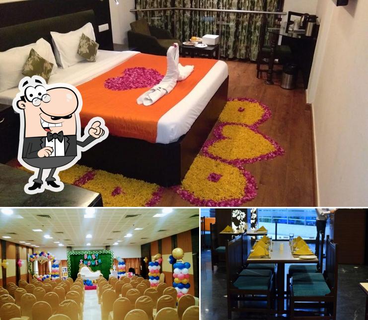 The interior of The Oasis Hotel