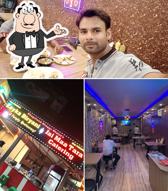 The interior of Zayka Biryani