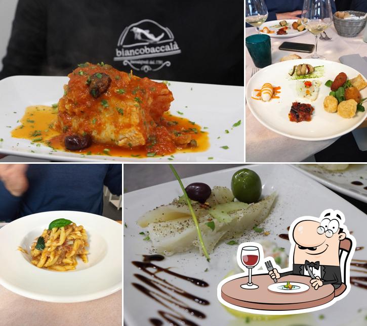 Cibo al Ristorante Biancobaccalà