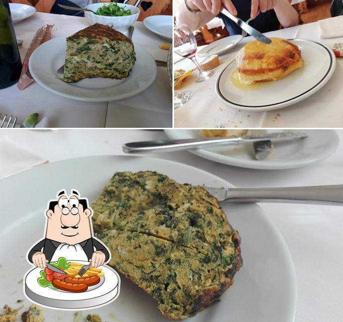 Cibo al Trattoria ai Cacciatori