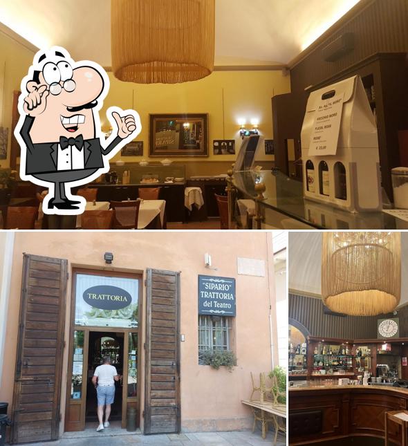 Gli interni di Trattoria Sipario
