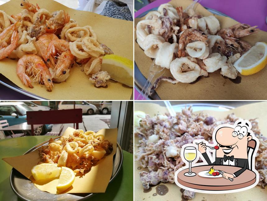 Platti al Pesce fritto e baccalà