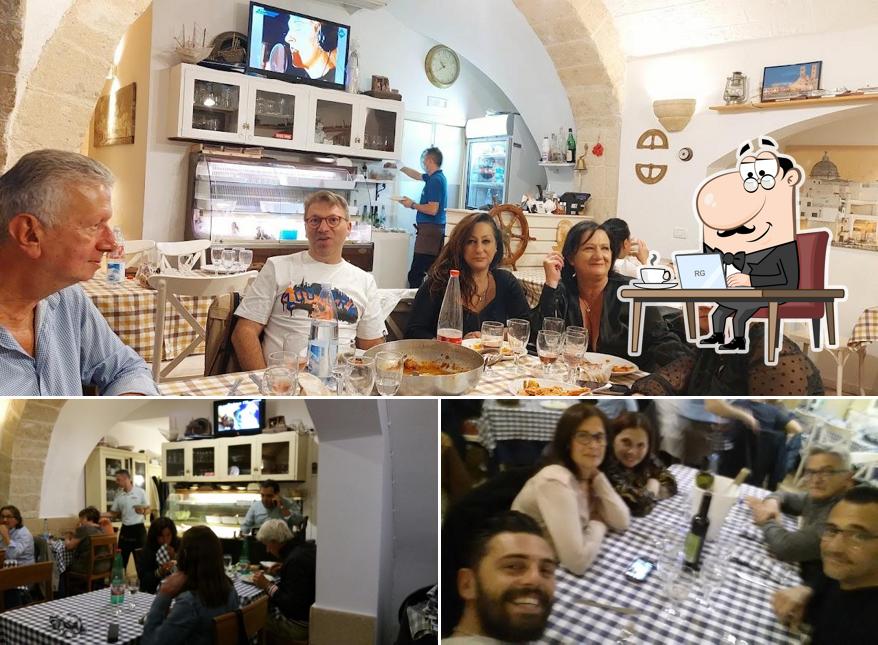 Gli interni di Trattoria La Locanda dei Mercanti