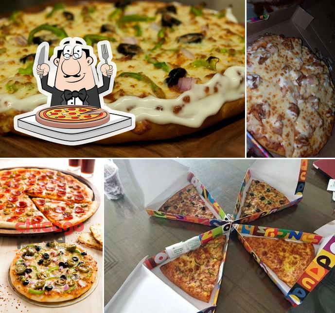 Pick pizza at Chicago Pizza