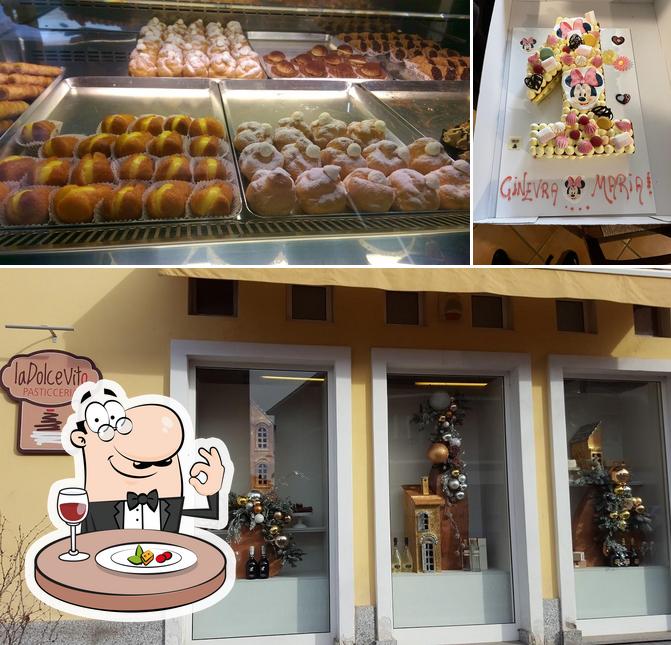 Questa è la immagine che presenta la cibo e interni di Pasticceria La Dolce Vito