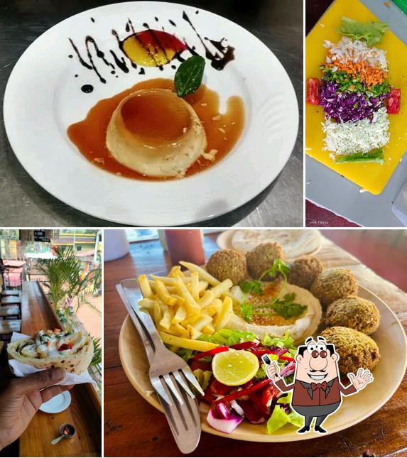 Food at Dudu Falafel Cafe