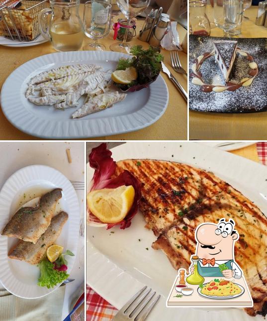 Cibo al Ristorante Pizzeria Il Gabbiano